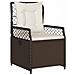 Set da Pranzo per Giardino 9 pcs Marrone polyrattan - Foto miniatura 6