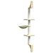 Albero per Gatti con Tiragraffi a Parete Crema 142,5 cm - Foto miniatura 6