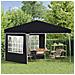 Tenda per feste a pop-up 288 x 288 x 245 cm Antracite - Foto miniatura 3