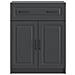 Credenza Nero 66 x 34,5 x 87 cm Legno ingegnerizzato - Foto miniatura 4