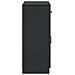 Credenza Nero 66 x 34,5 x 87 cm Legno ingegnerizzato - Foto miniatura 5