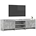Mobile TV 168 x 33 x 47 cm Grigio Cemento Legno ingegnerizzato - Foto miniatura 2