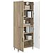 Set di armadi 2 pcs 66 x 34,5 x 89,5 cm Legno ingegnerizzato - Foto miniatura 2
