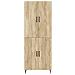 Set di armadi 2 pcs 66 x 34,5 x 89,5 cm Legno ingegnerizzato - Foto miniatura 4