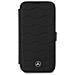 Mercedes Mb Waves ""custodia In Pelle Per Iphone 16 Pro Max"" - Nera - Foto miniatura 1