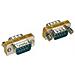 Mini Adattatore Null Modem 9 Poli Maschio / Femmina - Foto miniatura 1