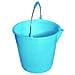 Secchio 15 Lt in plastica con becco colore azzurro perla diametro 31xH29 cm - Foto miniatura 2