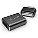 17219 Usb-C (F) To Usb-C (M) Magnetic Safety Adapter F. Usb-C Charging Cable, Up To 100w, Space Gray - Foto miniatura 1