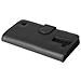 Custodia Compatibile Con Lg K8 2016 In Nero Ossido - Coperchio Protettivo Con Chiusura Magnetica E 3 Slot Per Carte - Foto miniatura 6