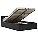 Giroletto Contenitore Idraulico LED Nero Similpelle 140x200 cm - Foto miniatura 2