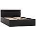 Giroletto Contenitore Idraulico LED Nero Similpelle 140x200 cm - Foto miniatura 4