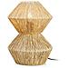 Straw - Lampada Da Tavolo In Rattan, Design Universale - Foto miniatura 2