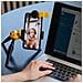 Treppiedi Smartphone / Macchina Fotografica Rotante 90° E 360° Stick Video - Foto miniatura 3