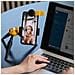Treppiedi Smartphone / Macchina Fotografica Rotante 90° E 360° Stick Video - Foto miniatura 8