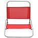 Sedie da Spiaggia Pieghevoli 2 pz in Tessuto Rosso - Foto miniatura 2