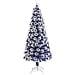 Albero Natale Artificiale Led Bianco E Blu 180 Cm Fibra Ottica - Foto miniatura 3