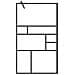 Parete Per Doccia Walk-in Vetro Trasparente Esg 90x195 Cm Nera - Foto miniatura 3