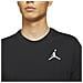 T-shirt Da Uomo Jumpman Embroidered Nera Taglia Xs Cod Dc7485-010 - Foto miniatura 3