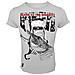 Piker T-shirt M Bianco / nero - Foto miniatura 1