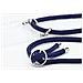 Cadorabo Catena Di Telefoni Cellulari Compatibile Con Samsung Galaxy S21 5g In Blu Notte - Coperchio Protettivo In Silicone Con Anelli D'argento, Cinturino In Corda E Custodia Staccabile - Foto miniatura 3