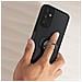 Cover Per Samsung Galaxy A14 Bi-materia Anello Metallico Supporto Bordo Nero - Foto miniatura 2