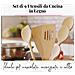 Set Di Utensili Da Cucina In Legno Da 9 Pezzi (cucchiai Da Cucina, Spatole, Cucchiaio Da Miele) - Foto miniatura 3
