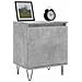 Comodini 2 Pz Grigio Cemento 40x30x50 Cm In Legno Multistrato - Foto miniatura 2