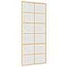 Porta Scorrevole Dorata 90x205 Vetro Smerigliato Esg Alluminio - Foto miniatura 2