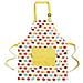 Set Di Grembiuli Per Bambini Con Cappello Da Cuoco, Graziosi Grembiuli Da Forno Per Bambini Con Tracolla Regolabile E Tasche Per Ragazze Ragazzi Che Cucinano Dolci E Dipingono Giardinaggio In 2 Misure (riccio Giallo, Grande) - Foto miniatura 3