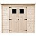 M310 Casetta Da Giardino In Legno Per Esterni - 239x144xa200 Cm / 2.6m2 - Piccola Casetta In Legno, Rimessa Attrezzi, Deposito Bici - Foto miniatura 2