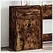 Armadietto Rovere Fumo 56,5x39x90 Cm In Legno Multistrato - Foto miniatura 1