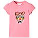 Maglietta Da Bambina Rosa Neon 92 - Foto miniatura 1