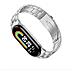 Cinturino In Metallo Per Xiaomi Mi Band 8 Silver - Foto miniatura 4