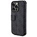 Custodia Per Iphone 15 Pro Series Custodia A Libro Con Funzione Stand E Slot Per Schede, Grigio Scuro - Foto miniatura 1