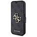 Custodia Per Iphone 15 Pro Series Custodia A Libro Con Funzione Stand E Slot Per Schede, Grigio Scuro - Foto miniatura 2