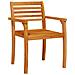 Sedie da Giardino 4 pz 59x55x85 cm Legno Massello di Acacia - Foto miniatura 2