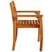 Sedie da Giardino 4 pz 59x55x85 cm Legno Massello di Acacia - Foto miniatura 3