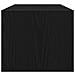 Mobili TV 2 pz Rovere Nero 80x31x25,5 cm in Legno Multistrato - Foto miniatura 3