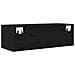 Mobili TV 2 pz Rovere Nero 80x31x25,5 cm in Legno Multistrato - Foto miniatura 4