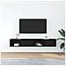 Mobili TV 2 pz Rovere Nero 80x31x25,5 cm in Legno Multistrato - Foto miniatura 5