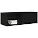 Mobili TV 2 pz Rovere Nero 80x31x25,5 cm in Legno Multistrato - Foto miniatura 6