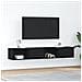 Mobili TV 2 pz Rovere Nero 80x31x25,5 cm in Legno Multistrato - Foto miniatura 1