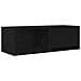 Mobili TV 2 pz Rovere Nero 80x31x25,5 cm in Legno Multistrato - Foto miniatura 9