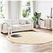 Tappeto Shaggy a Pelo Lungo NAVARRA Crema 240x240 cm poliestere - Foto miniatura 8