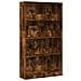 Libreria Rovere Fumo 80x24x143 Cm In Legno Multistrato - Foto miniatura 2