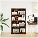 Libreria Rovere Fumo 80x24x143 Cm In Legno Multistrato - Foto miniatura 3