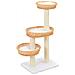 Lusso Casadino -  Albero Per Gatti Con Tiragraffi In Legno Di Salice Naturale - Foto miniatura 2