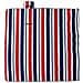 Tovaglia Picnic Pieghevole Strisce Rosse Blu 200x200 cm Velluto - Foto miniatura 1