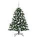 Albero di Natale artificiale con 150 LED Verde 120 cm - Foto miniatura 4