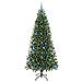 Albero di Natale artificiale con 300 LED Verde 210 cm PE e PVC - Foto miniatura 3